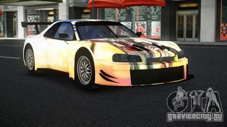 Nissan Skyline R34 GT-R Morley S14 для GTA 4