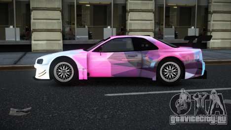 Nissan Skyline R34 GT-R Morley S1 для GTA 4