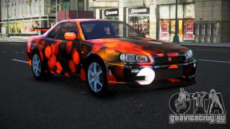 Nissan Skyline R34 Bassty S6 для GTA 4