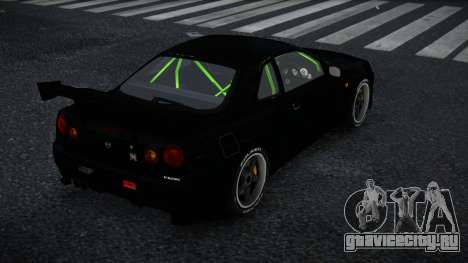 Nissan Skyline R34 Ujon для GTA 4