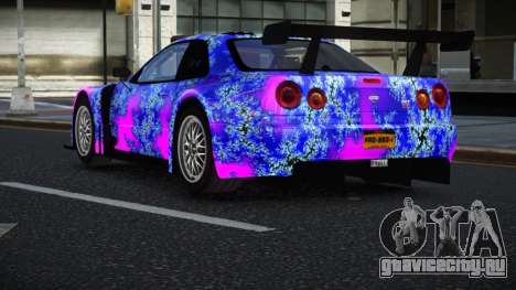 Nissan Skyline R34 GT-R Morley S2 для GTA 4