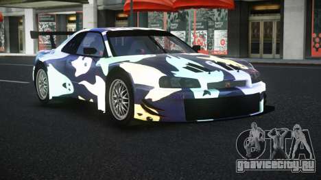 Nissan Skyline R34 GT-R Morley S5 для GTA 4
