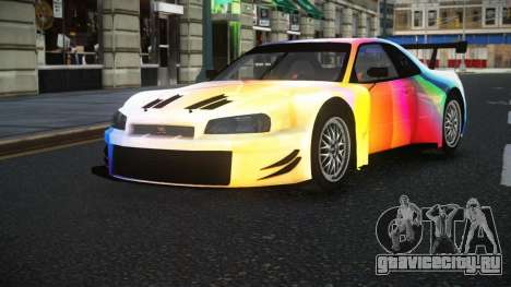Nissan Skyline R34 GT-R Morley S12 для GTA 4