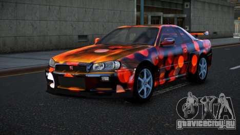 Nissan Skyline R34 Bassty S6 для GTA 4