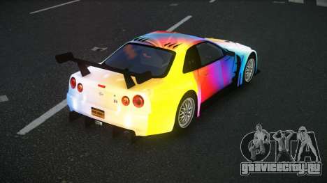 Nissan Skyline R34 GT-R Morley S12 для GTA 4
