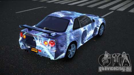 Nissan Skyline R34 Bassty S3 для GTA 4