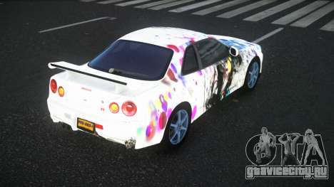 Nissan Skyline R34 Bassty S11 для GTA 4
