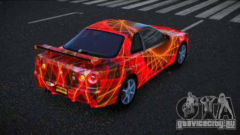 Nissan Skyline R34 Bassty S13 для GTA 4