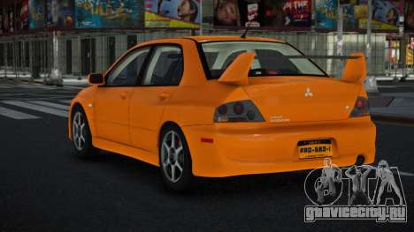 Mitsubishi Lancer Evolution VIII Howuqugaf для GTA 4
