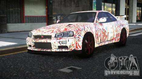 Nissan Skyline R34 Nolia S1 для GTA 4