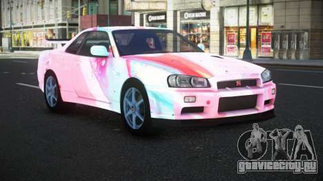 Nissan Skyline R34 Bassty S4 для GTA 4
