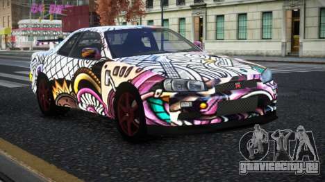 Nissan Skyline R34 Nolia S8 для GTA 4