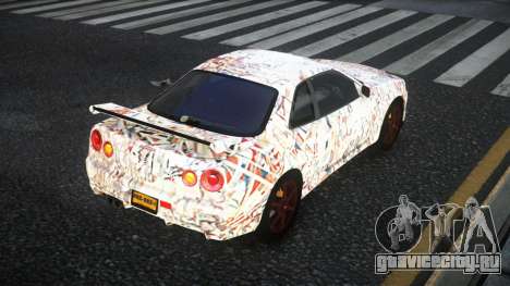 Nissan Skyline R34 Nolia S1 для GTA 4