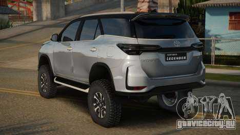 2022 Toyota Fortuner Legender Full interior для GTA San Andreas