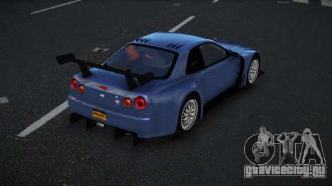 Nissan Skyline R34 GT-R Morley для GTA 4