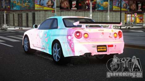 Nissan Skyline R34 Bassty S4 для GTA 4