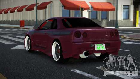 Nissan Skyline R33 Kivojile для GTA 4