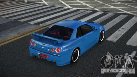 Nissan Skyline R34 Ozib для GTA 4