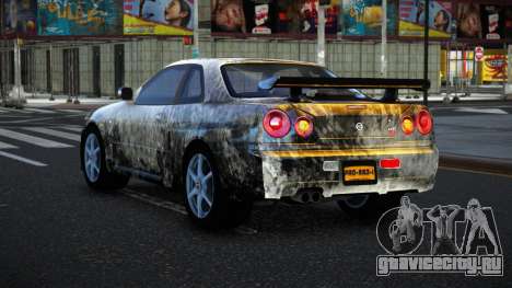 Nissan Skyline R34 Bassty S5 для GTA 4