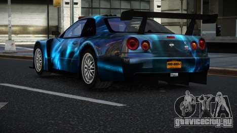 Nissan Skyline R34 GT-R Morley S6 для GTA 4