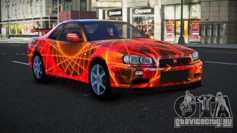 Nissan Skyline R34 Bassty S13 для GTA 4