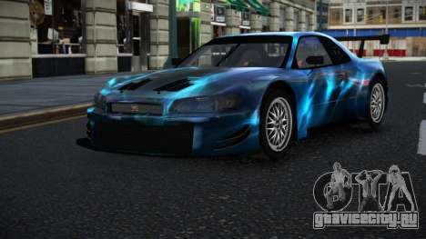 Nissan Skyline R34 GT-R Morley S6 для GTA 4