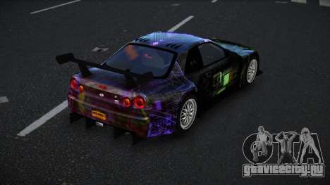 Nissan Skyline R34 GT-R Morley S3 для GTA 4