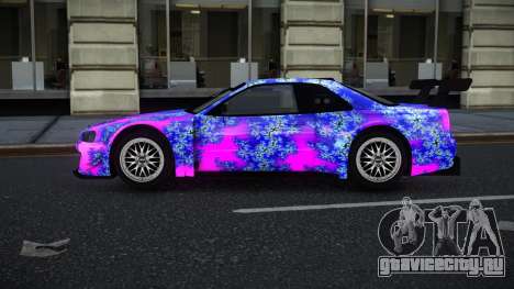 Nissan Skyline R34 GT-R Morley S2 для GTA 4