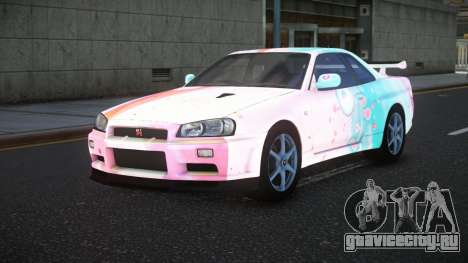 Nissan Skyline R34 Bassty S4 для GTA 4