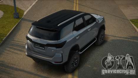2022 Toyota Fortuner Legender Full interior для GTA San Andreas