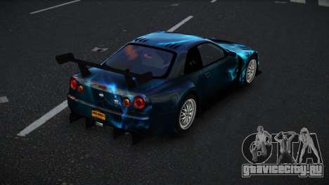 Nissan Skyline R34 GT-R Morley S6 для GTA 4