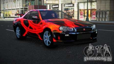 Nissan Skyline R34 Bassty S12 для GTA 4