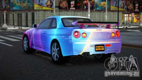 Nissan Skyline R34 Bassty S8 для GTA 4