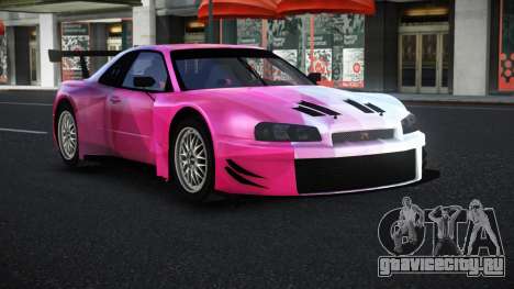 Nissan Skyline R34 GT-R Morley S1 для GTA 4