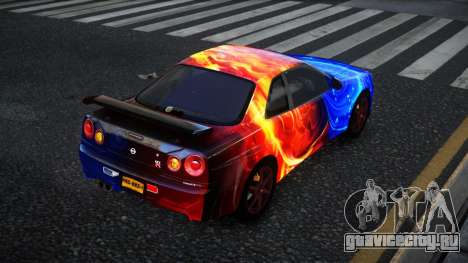 Nissan Skyline R34 Nolia S7 для GTA 4