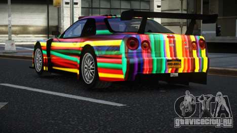 Nissan Skyline R34 GT-R Morley S8 для GTA 4