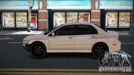 Mitsubishi Lancer Evolution VIII Cuvdiq для GTA 4