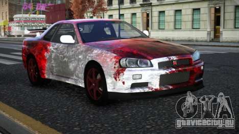Nissan Skyline R34 Nolia S10 для GTA 4