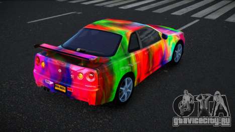 Nissan Skyline R34 Bassty S14 для GTA 4