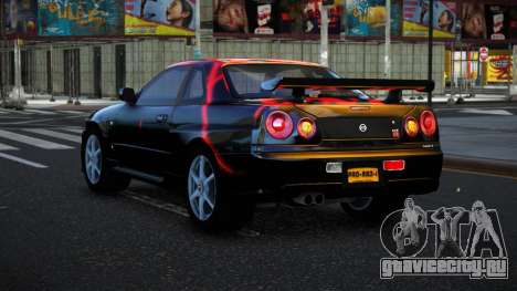 Nissan Skyline R34 Bassty S12 для GTA 4