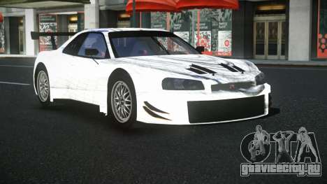 Nissan Skyline R34 GT-R Morley S9 для GTA 4