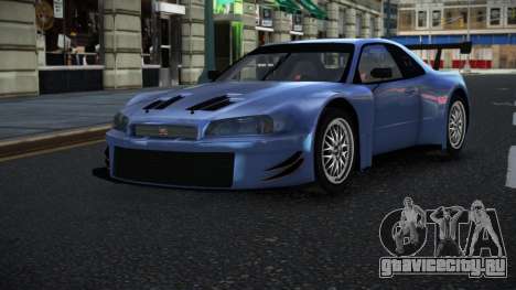 Nissan Skyline R34 GT-R Morley для GTA 4
