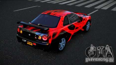 Nissan Skyline R34 Bassty S12 для GTA 4