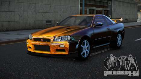 Nissan Skyline R34 Bassty S7 для GTA 4
