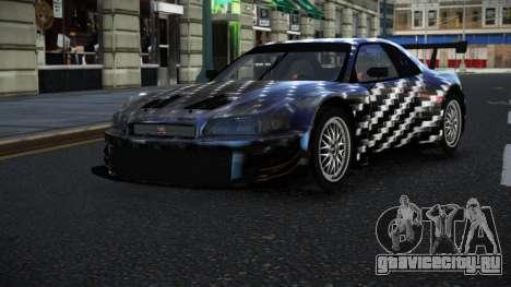 Nissan Skyline R34 GT-R Morley S10 для GTA 4