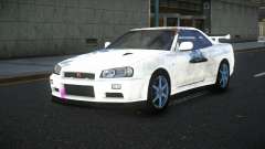 Nissan Skyline R34 Bassty S11 для GTA 4