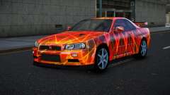 Nissan Skyline R34 Bassty S13 для GTA 4