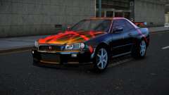 Nissan Skyline R34 Bassty S12 для GTA 4