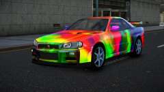 Nissan Skyline R34 Bassty S14 для GTA 4