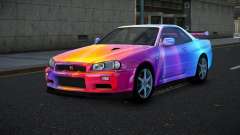 Nissan Skyline R34 Bassty S8 для GTA 4